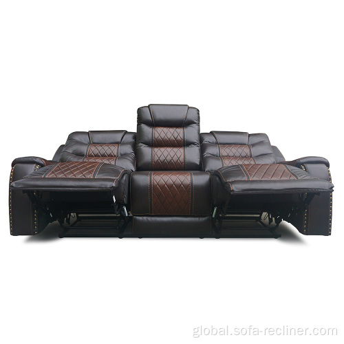 Leather Reclining Sofa Home Theater Leather Loveseat Reclining Sofa Factory